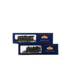 Two Bachmann 00 Gauge BR Steam Locomotives and Tenders, comprising ref 32-252A WD Austerity 2-8-0 no