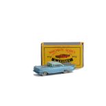 Matchbox Lesney 1-75 Series MB-57b Chevrolet Impala, metallic blue body, pale roof, dark blue