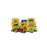 Matchbox Lesney 1-75 Series Farm Vehicles, 65c Combine Harvester, 43c Pony Trailer, 40c Hay Trailer,