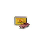 Matchbox Lesney 1-75 Series MB-53a Aston Martin, metallic red body, BPW, in type B box, VG-E, one