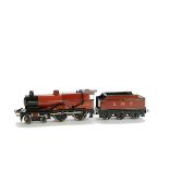 A Bassett-Lowke 0 Gauge 2-rail DC Electric Compound Locomotive and Tender, ref 5302/0, in LMS