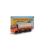 Matchbox Lesney 1-75 Series MB-51c AEC Douglas Tipper, orange cab and chassis, white grille, BPW, ‘