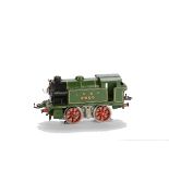 A Hornby 0 Gauge 20v Electric E120 Tank Locomotive, in LNER green as no 2900, overall G-VG, wheels