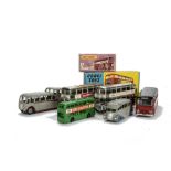 A Corgi Toys 468 London Transport Routemaster Bus, Matchbox Code 3 MB-17 Londoner, in original