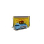 Matchbox Lesney 1-75 Series MB-60a Morris J2 Pick-Up, light blue body, black lettering, open rear