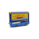 Matchbox Lesney 1-75 Series MB-58a AEC Coach ‘BEA’, dark blue body, full colour decals, GPW, in type