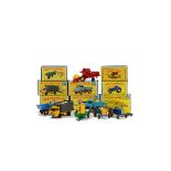 Matchbox Lesney 1-75 Series Farm Vehicles, 65c Combine Harvester, 43c Pony Trailer, 40c Hay Trailer,