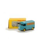 A French Dinky 561 Citroën H Van, turquoise body, ‘Cibie’ decal, yellow ridged hubs, in original