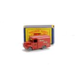 Matchbox Lesney 1-75 Series MB-47a Trojan Van, red body, unpainted grille, ‘Brooke Bond Tea’