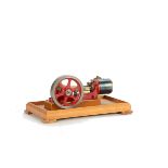 A Single-cylinder Horizontal Steam Engine, by Stuart Turner or similar, with 3” diameter flywheel,