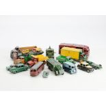 Playworn Dinky and Matchbox 1950s-60s Vehicles, Dinky including, Foden Chain Lorry, Horse Box, Big