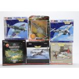 Corgi Aviation Archive, 1:44-1:72 Scale including Spitfire Mk Vb, Messerschmitt Bf109G-6 and MIG 21,