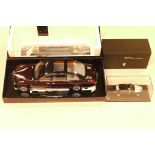 Bentley and Rolls-Royce diecast models, Minichamps Bentley State Limousine, 1:18 scale and Kyosho