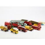 Dinky Toy Commercials, including Foden Lorry and Trailer, Pullmore Car Transporter, Bedford