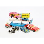 Corgi TV and other Vehicles, Starsky and Hutch Ford Torino, Charlie's Angels Chevrolet Van, blue