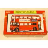 Routemaster Bus, Sun Star Routemaster London Bus, 1:24 scale, r/h mirror detached but in box, VG,