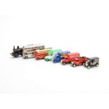 Assorted Diecast Vehicles, Buses, Cars, industrial and commercial vehicles including Matchbox 1989