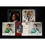 Joan Sutherland, five Stereo Albums on Decca - SXL 2159 (ED1) , SXL 2256 (ED1), SXL 2257 (ED1) SXL