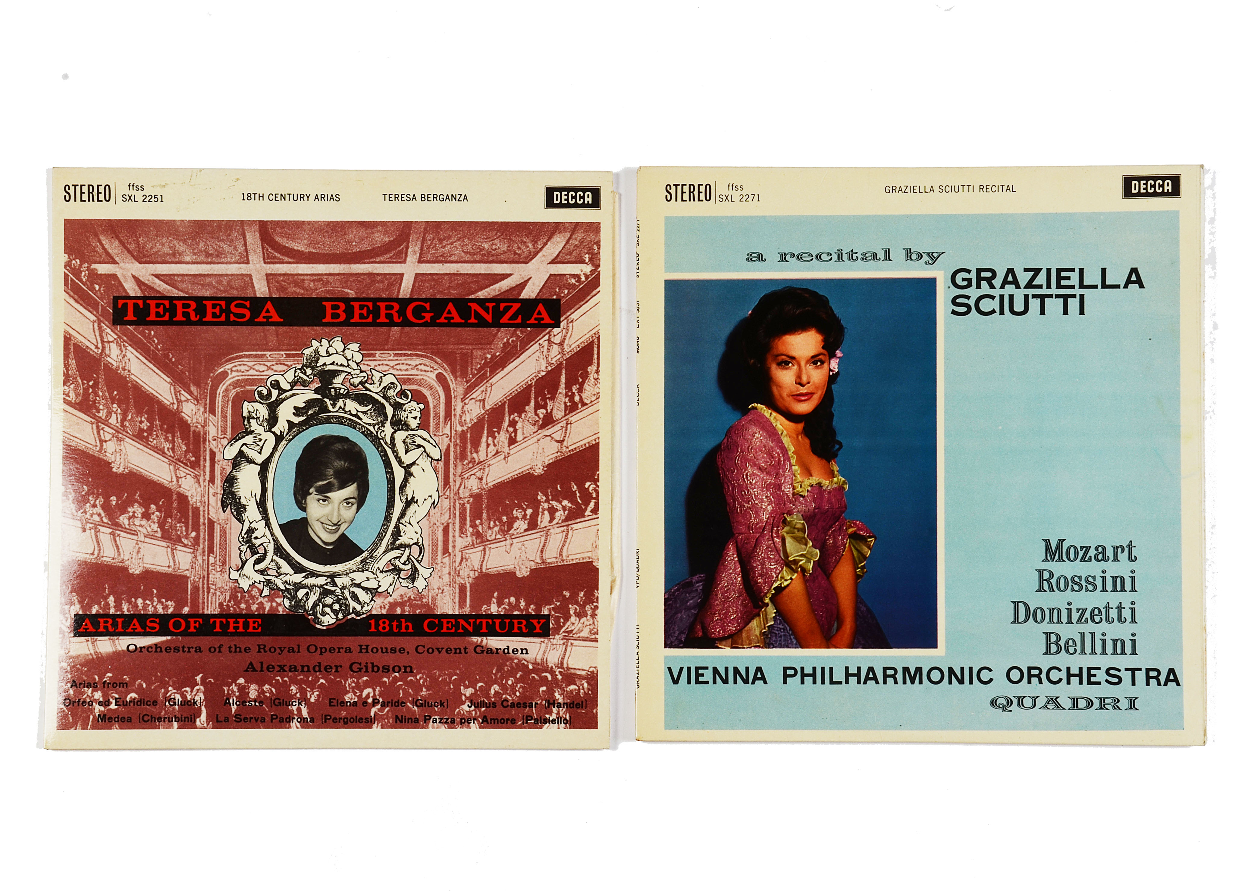 Opera, Three First Press Stereo Albums on Decca - SXL 2251, SXL 2271 and SXL 2304 - all in excellent