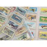 Trade Cards, Aeroplanes, three sets to include Mars Famous Aeroplanes, Pilots and Airports, Lyons