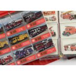 Trade Cards, Fire Engines, a collection from various Manufacturers that have been issued over