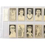 Trade Cards, Cricket, Thomson, The World's Best Cricketers (green back) (set, 32 cards plus one