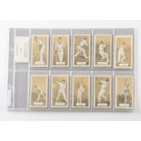 Cigarette Cards, Cricket, Carreras, Cricketers (A Series of 50, brown) (set, 50 cards) (gd/vg)