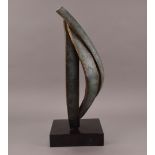 Duncan Macgregor (b.1961), bronze ‘Dancing Sails’ limited edition casting with incise signature