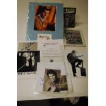 Photographs And Autographs, sixteen photographs, mostly autographed with several dedicated to Gary