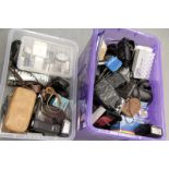 Accessories, a substantial quantity of flashguns, filters and other items (2 boxes)