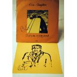 Eric Clapton / Autograph, Eric Clapton 12-inch LP, “There’s One In Every Crowd”, signed twice by