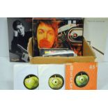 The Beatles / Solo approx fifty albums and 7" singles, including John Lennon, Paul McCartney,