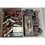 Russian Cameras, a number including a Photosniper, Zenith and Zorki items and more (2 boxes)