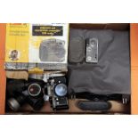 Nikon F3 Camera, with an f/1.8 50mm lens, a Mamiya 16mm camera and other items (a lot)