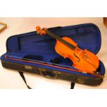 Violin, 13" Stentor Student in good condition with bow in travel case