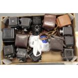 A Good Quantity of Various TLR Cameras, including Yashica MAT-124G, MPP Microcord and more (a lot)