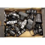 A Selection of Various SLR Cameras, including Nikon F-801, Minolta XG-M and more (a lot)