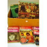 The Beatles, a collection of memorabilia and records including five albums, sixteen singles,