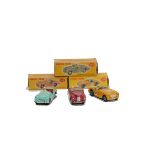 Dinky Toys Competition Cars, 107 Sunbeam Alpine Sports, cerise body, grey interior, cream hubs,