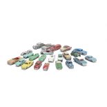 Dinky Toy Cars, including 268 Renault Dauphine Mini Cab, 182 Porsche 356A, 135 Triumph 2000, 155