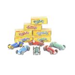 Dinky Toy Racing Cars, 23g Cooper Bristol, 23n Maserati, 235 H.W.M, 232 Alfa Romeo, 234 Ferrari, 230