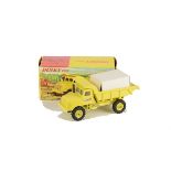 A Dinky Toys 965 Terex Rear Dump Truck, yellow body and hubs, 'Terex' on doors and cast under cab,