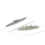 Navis Neptune 1:1250 Waterline Models, Tiger, Warspite, Campania, SMS Kronprinz, Konig, HMS