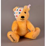 A modern limited edition Steiff Pudsey Teddy Bear from 2009, Please bid generously as all proceeds