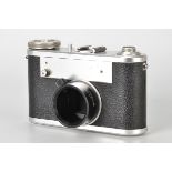 A Corfield Mk II Technical 35 Body, chrome, serial no. 0719370, body, G-VG, shutter working