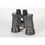 A Pair of Carl Zeiss Jena Binoctar 7x50 Binoculars, black, serial no. 4967398, body, F-G, optics, F,