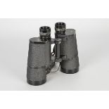 A Pair of Leitz Beh Dienstglas 10x50 Binoculars, marked ‘ KF M H/6400’, black, serial no. 360584,