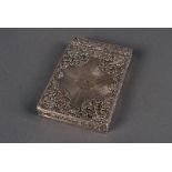 A late George III or William IV period silver calling card case by T&P, possibly Taylor & Perry, the