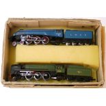 Two N Gauge Steam Locomotives and Tenders by Trix, comprising LNER A4 class no 4498 'Sir Nigel