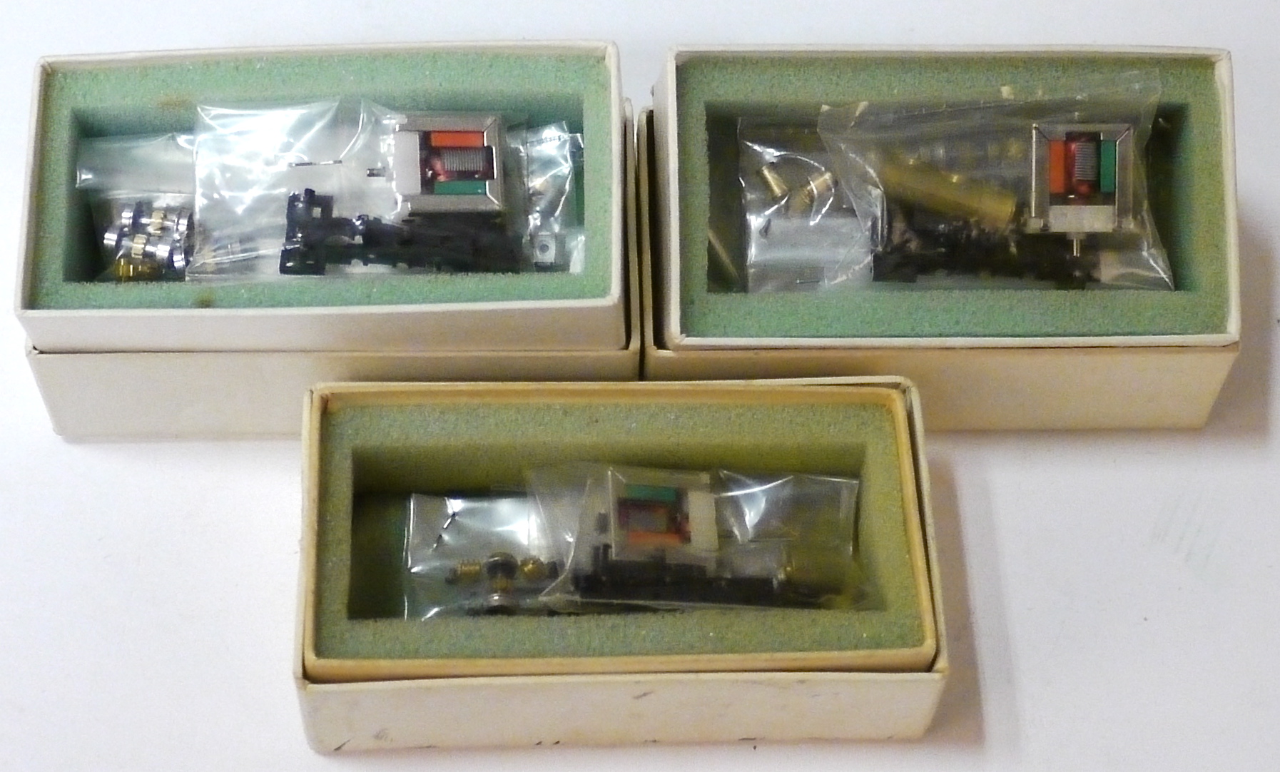 Joe Works N Gauge (Narrow Gauge) Locomotive Kits, all unmade, including Koppel 0-6-0T,'SL' 0-6-0T,